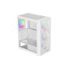 Počítačová skriňa Genesis DIAXID 605 ARGB/Midi Tower/Transpar./Biela