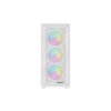 Počítačová skriňa Genesis DIAXID 605 ARGB/Midi Tower/Transpar./Biela