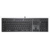 A4tech Klávesnice FX50, kancelářská nízkoprofilová klávesnice, CZ, šedá