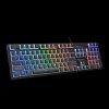 A4tech Bloody Podsvícená mechanická herní klávesnice S510R, Blue Switch, Pudding, USB, CZ, černá