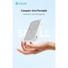 Devia powerbank Extreme Speed Series Magnetic Wireless 10.000 mAh PD 20W - White