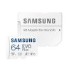64 GB . microSDXC karta Samsung EVO Plus + adapter ( trieda U1, V10, A1 )