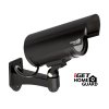 iGET HGDOA5666 - atrapa/maketa bezpečnostnej CCTV kamery, blikajúce červ. LED,4x nálepka CCTV varovania