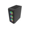 PC skriňa Fury SHOBO/Midi Tower/Transpar./Čierna