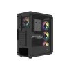 PC skriňa Fury SHOBO/Midi Tower/Transpar./Čierna