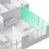 Ajax MotionProtect Curtain (8EU) ASP white (38195) PIR detektor pohybu