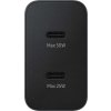 Samsung cestovná nabíjačka EP-T5020XBEGEU, 50W + USB-C/USB-C kabel 5A 1.8m Super Fast, čierny