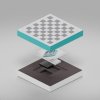 PIXIO Chess - Šachy magnetická stavebnice