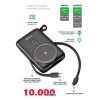 SWISSTEN POWER BANK 10000 mAh PD 20W S INTEGROVANÝMI KABELY USB-C A LIGHTNING (kompatibilní s MagSafe)