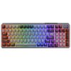 Cooler Master herní klávesnice mechanická MK770, drátová/bezdrátová, Kailh Box V2, USB, CZ, šedá