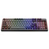 Cooler Master herní klávesnice mechanická MK770, drátová/bezdrátová, Kailh Box V2, USB, CZ, šedá