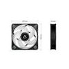Arctic ventilátor P12 PWM PST A-RGB 3k balenie + ovládač