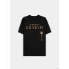 Skyrim - Metallic - Men's Short Sleeved T-shirt (Barva Black, Velikost 2XL)