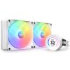 NZXT AIO liquid cooler CPU Kraken 280 ELITE RGB / 2x140mm fan / 4-pin PWM / LCD display / white