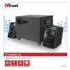 TRUST Reproduktory 2.1 sada reproduktorov so subwooferom Avora - čierna
