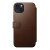 Nomad puzdro Modern Leather Folio Magsafe pre iPhone 15 Plus - Brown