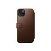 Nomad puzdro Modern Leather Folio Magsafe pre iPhone 15 Plus - Brown