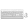 Logitech Set klávesnice a myš Signature MK650, CZ-SK, bílá/šedá
