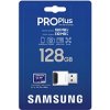 Samsung/micro SDXC/128GB/USB 3.0/USB-A/Class 10/+ Adaptér/Modrá