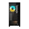GIGABYTE case GB-C500P ST, Mid tower, 1xUSB-C 3.2, 2xUSB 3.0, 4x 120mm ARGB Fan, černá