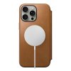 Nomad puzdro Modern Leather Folio Magsafe pre iPhone 15 Pro Max - Tan