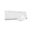 A4tech Set klávesnice+myš FG1012, Bezdrátový, US, bílá