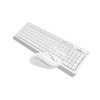A4tech Set klávesnice+myš FG1012, Bezdrátový, US, bílá