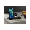 ZENS Aluminium 4 in 1 Stand Wireless Charger with 45W USB PD Black