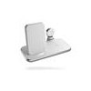 ZENS Aluminium 4 in 1 Stand Wireless Charger with 45W USB PD White