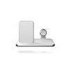ZENS Aluminium 4 in 1 Stand Wireless Charger with 45W USB PD White