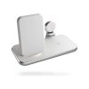 ZENS Aluminium 4 in 1 Stand Wireless Charger with 45W USB PD White