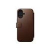 Nomad puzdro Modern Leather Folio Magsafe pre iPhone 16 - Brown