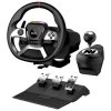 Genius GX Gaming SpeedMaster X5 FF Volant, pedály, řadicí páka, pro PC, PS4, Xbox One, vibrace, černo-stříbrný