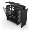 NZXT case H5 Flow RGB / 360 mm RGB core fan / mesh / Black