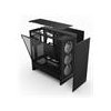 NZXT case H5 Flow RGB / 360 mm RGB core fan / mesh / Black