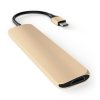 Satechi USB-C Slim Multiport adaptér - Gold Aluminium