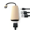Satechi USB-C Slim Multiport adaptér - Gold Aluminium
