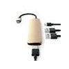 Satechi USB-C Slim Multiport adaptér - Gold Aluminium