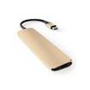 Satechi USB-C Slim Multiport adaptér - Gold Aluminium