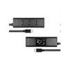AXAGON HUE-S2C, 4x USB 3.0 CHARGING hub, micro USB nap. konektor, kábel USB-C 40cm