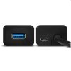 AXAGON HUE-S2C, 4x USB 3.0 CHARGING hub, micro USB nap. konektor, kábel USB-C 40cm
