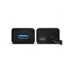 AXAGON HUE-S2C, 4x USB 3.0 CHARGING hub, micro USB nap. konektor, kábel USB-C 40cm