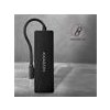 AXAGON HUE-G1A, 4x USB 3.2 Gen 1 SLIM hub, kábel Type-A 14cm napevno