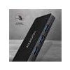 AXAGON HUE-G1A, 4x USB 3.2 Gen 1 SLIM hub, kábel Type-A 14cm napevno