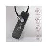 AXAGON HUE-MSA, 4x USB 3.2 Gen 1 SWITCH hub, kovový, micro USB nap. konektor, kabel USB-A 20cm