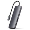Satechi USB-C Hybrid Multiport adaptér with SSD enclosure - Space Gray Aluminium