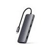 Satechi USB-C Hybrid Multiport adaptér with SSD enclosure - Space Gray Aluminium