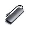 Satechi USB-C Hybrid Multiport adaptér with SSD enclosure - Space Gray Aluminium