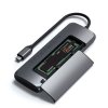Satechi USB-C Hybrid Multiport adaptér with SSD enclosure - Space Gray Aluminium