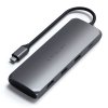 Satechi USB-C Hybrid Multiport adaptér with SSD enclosure - Space Gray Aluminium